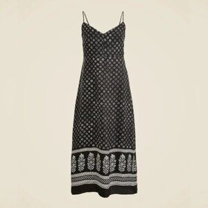 NWOT J.Crew Natasha Slip Dress in Block Print Size 4